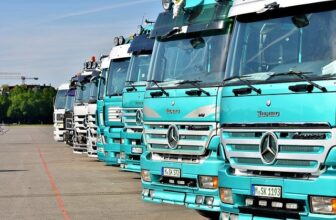 Een vrachtwagen besturen